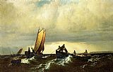 Fishing Boats on the Bay of Fundy i by William Bradford